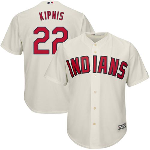 Indians #22 Jason Kipnis Cream Alternate Stitched Youth MLB Jersey